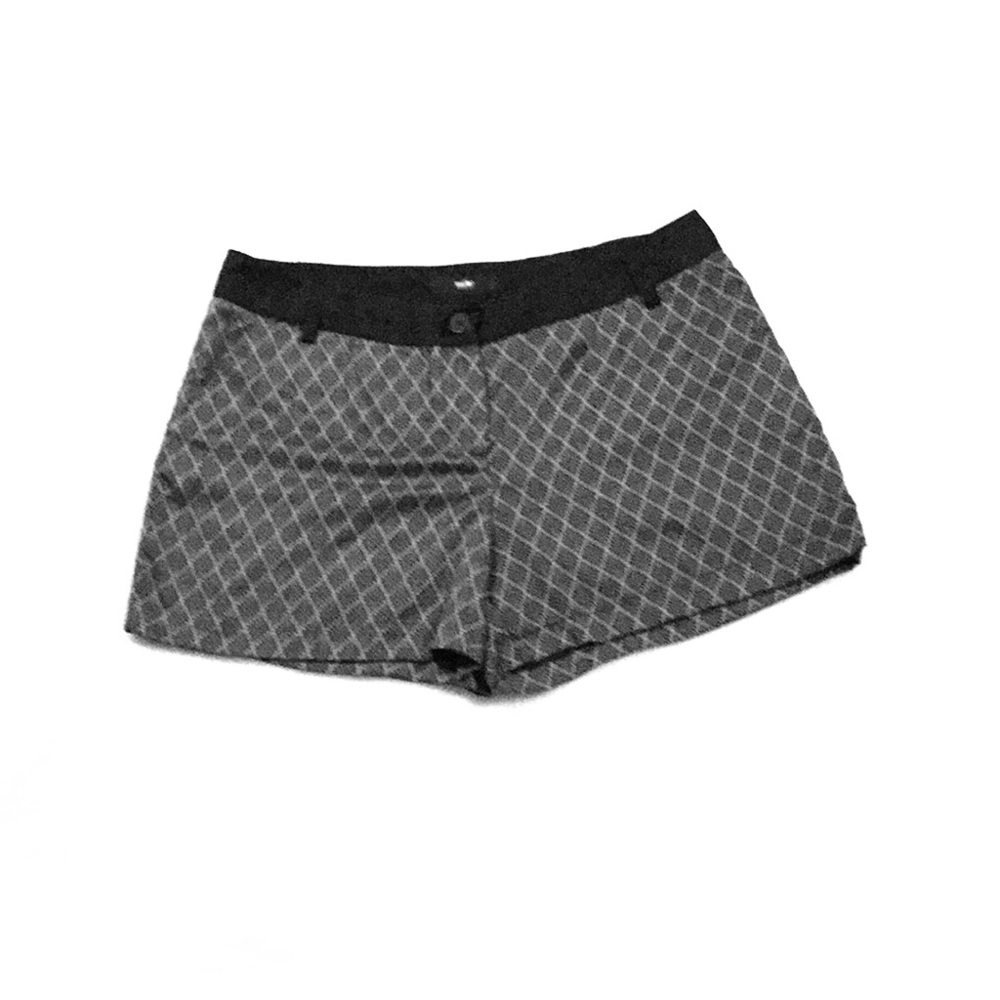 Mossimo dressy black shorts with diamond designs